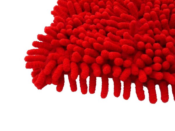 Mikrofaser-Mop Chenille 40 cm Rot / Blau