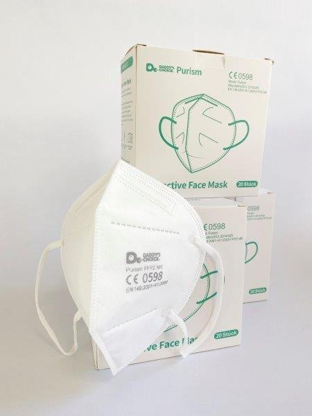 FFP2 Atemschutzmaske-  (einzeln verpackt) nach EN 149:2001/A1:2009