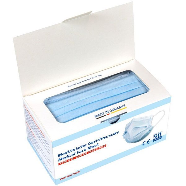Medizinische Gesichtsmasken  Mundschutz, Pro Karton/50 Stück, ab 10 Cent Pro Maske