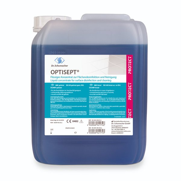 OPTISEPT® Flüssiges Konzentrat zur Flächendesinfektion und Reinigung